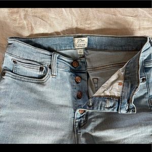 Jcrew 9” high rise toothpick SZ 27